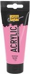 KREUL 84138 - Solo Goya Acrylic, 100 ml Tube in rosa, cremige vielseitig einsetzbare