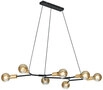 Cross Pendelleuchte schwarz 306700732, B/H/T: 91 / 150 / 45 cm, Metall