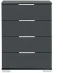 Nachtkommode Easy Plus Graphit ca. 52 x 74 x 38 cm