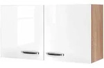 H&auml;ngeschrank Valero Wei&szlig;/Braun 100 x 54 x 32 cm