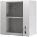 Oberschrank Wito Wei&szlig;/Glas 50x54,8x32cm