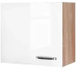 H&auml;ngeschrank Valero Wei&szlig;/Braun 60 x 54 x 32 cm