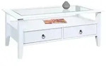 Couchtisch Max Massivholz Kiefer wei&szlig; 115 x 45 x 60 cm