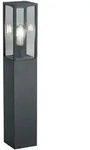 TRIO Wegeleuchte Garonne Glas Aluminium Druckguss 80 x 14 x 14 cm Anthrazit/Anthrazit