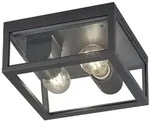 Garonne Deckenleuchte grau, B/H/T: ca. 24/11,5/24 cm,
