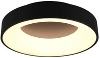 Girona Deckenleuchte schwarz 671210132, D/H: 45/11 cm, Metall