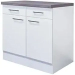 Eck-Unterschrank Neo Wei&szlig; 80cm