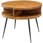 Couchtisch rund &Oslash; 60 cm Sheesham massiv