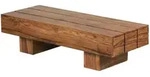 Couchtisch Marcalli 120x45 Massivholz Sheesham