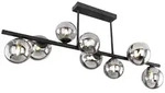 GLOBO LED Retrofit Deckenlampe Riha 86x30cm 35,8cm schwarz /grau