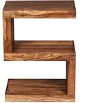 Beistelltisch Otavi 44,5x30 cm Sheeshamholz massiv