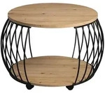 Couchtisch Peking 60x47 cm braun