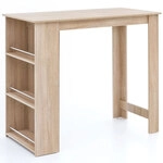 Bartisch Sorigao 120 x 107,5 cm Eiche Sonoma