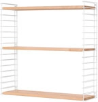 metaltex B&uuml;cherregal Tomado Buche/Wei&szlig; 70x21x68 cm