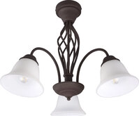 Rustica Deckenleuchte braun, mehrfarbig, 601000324, D/H: 55/42,5 cm, Metall