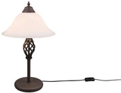 Rustica Tischleuchte braun, mehrfarbig, 501000224, D/H: 31/50 cm, Metall