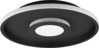 Ascari Deckenleuchte schwarz 680819332, D/H: 40/6,8 cm, Metall