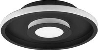 Trio LED Badlampe Decke Ascari schwarz,30cm,6,8cm,dimmbar,IP44,spritzwassergesch&uuml;tzt
