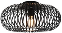 Johann Deckenleuchte schwarz 606900132, D/H: 40/17 cm, Metall