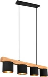 Reality RL 0304659.00, Reality RL Retrofit Pendellampe CAMERON schwarz Braun