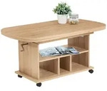 Couchtisch Babsi III Sonoma Eiche Nachbildung 107-157 x 53-63 x 67 cm