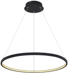 RALPH Pendellampe schwarz 67192-29B, D/H: 60 x 120 cm, Metall, Kunststoff