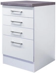 Schubkastenunterschrank Neo Wei&szlig; 50cm