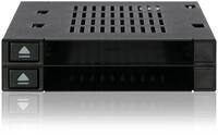 ICY DOCK flexiDOCK MB522SP-B - Dock tr&auml;gerlos f&uuml;r 2X 2,5 Zoll (6,4cm) SATA SSD/HDD