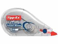 Tipp-Ex 95957 Korrekturroller Mini Pocket Mouse, 6 m x 5 mm, 1er Pack, Ideal für das