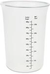 St&auml;dter Messbecher Ca. &oslash; 12 cm/H 16,5 cm Sil, Silikon, Transparent, cm