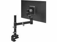 Dataflex Viewgo Monitorarm - Schreibtisch 123 Schwarz, platzsparend und ergonomisch,