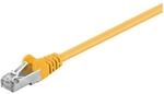 Goobay 50166 CAT 5e Patchkabel, F/UTP, Gelb, CCA Kupfergemisch