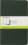 Moleskine Cahier Journal, Set 3 Notizb&uuml;chern mit Blanken Seiten, Kartoneinband mit
