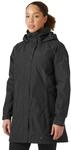 Helly Hansen Damen W Aden Long Coat Jacke, Schwarz, L EU