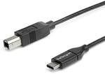 StarTech.com USB-C auf USB-B Kabel, St/St, 2m, USB 2.0, USB Typ C Druckerkabel, USB