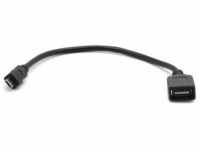 Incutex OTG Kabel USB Kabel High Speed Datenkabel Micro B USB Host Kabel 10cm...