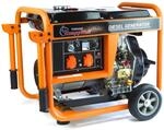 KnappWulf Diesel Stromerzeuger Generator Notstromaggregat KW5500 1-Phasig 2x230V 1x