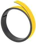 Franken GmbH M805-04 - Magnetband, 100 cm x 20 mm, St&auml;rke: 1 mm gelb