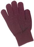 Kerbl 321599 Kinder Reithandschuh Magic Grippy, Noppen Handschuh, Bordeaux