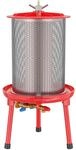 Wiltec Edelstahl Hydropresse mit 20 Liter Korbinhalt, Wasserdruckpresse mit 3...