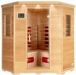 Home Deluxe &ndash; Infrarotkabine REDSUN XXL &ndash;150 x 150 x 190 cm - f&uuml;r 2-4 Person, 8