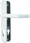 ABUS T&uuml;r-Schutzbeschlag SRG92 W wei&szlig; mit beidseitigem Dr&uuml;cker 22263