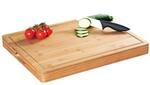 Kesper 58125 Tranchierbrett, Bambus, Braun, 50 x 40 x 5 cm