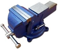 Vago-Tool 100 mm Schraubstock Amboss 360&deg; Drehteller, Schwarz