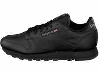 Reebok Damen Classic Leather Sneakers, Schwarz, 37.5 EU