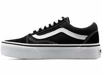 Vans Old Skool Platform Sneaker, Schwarz (Black/White Y28), 35 EU