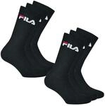 FILA 6 Paar Socken, Frottee Tennissocken mit Logobund, Unisex (2 x 3er Pack)