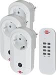 Brennenstuhl Funkschalt-Set RC CE1 3001, 3er Funksteckdosen Set (mit Handsender und
