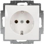 Busch-Jaeger 20 EUCR-914 SCHUKO&reg; Steckdosen-Einsatz ohne Spreize Alpinwei&szlig;