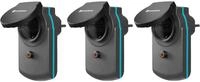 Gardena smart Power Zwischenstecker 3er Set: Schaltbarer Verbindungsstecker f&uuml;r den